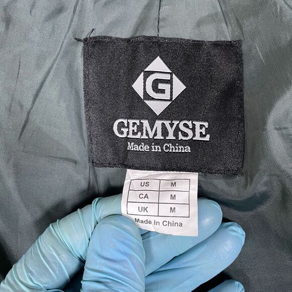 GEMYSE Snow Pants Men's Medium Navy Blue Water Resistance Insulation Snow Ski - Picture 4 of 10